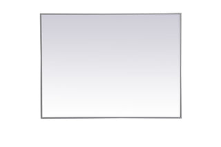 Metal frame rectangle mirror 30 inch x 40 inch in Grey