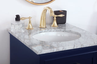 19 inch Single bathroom vanity in Blue