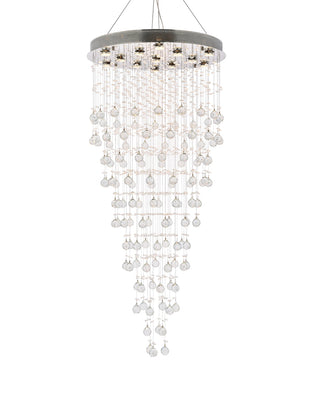 Galaxy 13 light Chrome Chandelier Clear Royal Cut Crystal