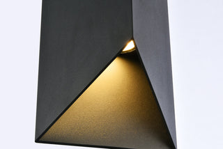 Raine Integrated LED wall sconce  in black