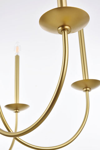 Cohen 36 inch pendant in brass