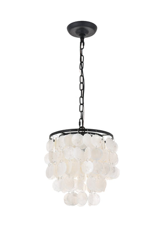 Selene 1 light Black Pendant