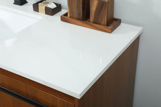 48 inch Single bathroom vanity in teak