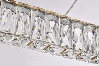 Monroe 47 inch LED linear pendant in gold