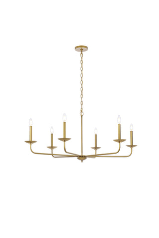 Cohen 42 inch pendant in brass