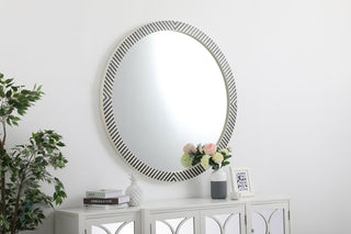 Rectangle mirror 24 inch in Chevron