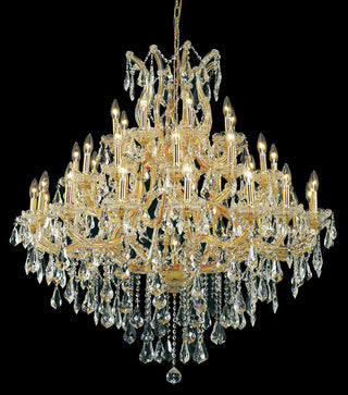 Maria Theresa 37 light Gold Chandelier Clear Royal Cut Crystal