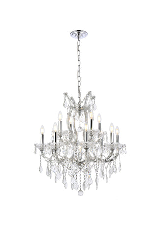 Maria Theresa 13 light Chrome Chandelier Clear Royal Cut Crystal