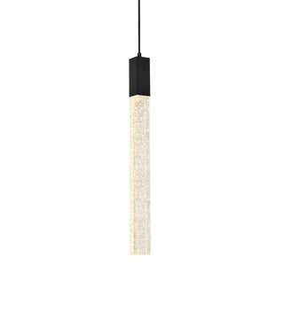 Weston 1 light pendant in black