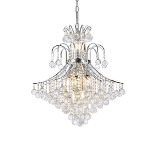 Toureg 15 light Chrome Chandelier Clear Royal Cut Crystal