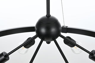 Thora 32 inch Pendant Light in Black