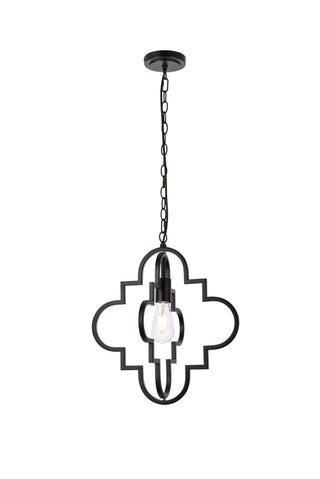 Sandara 1 light pendant in black