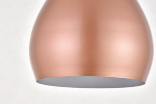 Nora 1 Light honey gold plug-in pendant