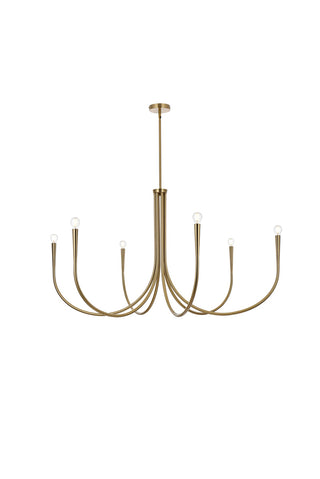 Layne 50 inch chandelier in Gold