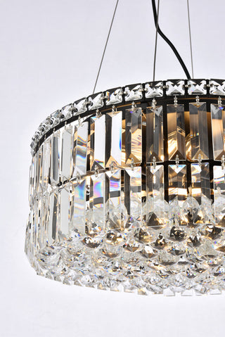 Maxime 20 inch black chandelier