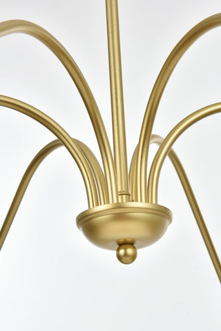 Rohan 54 inch chandelier in Brass