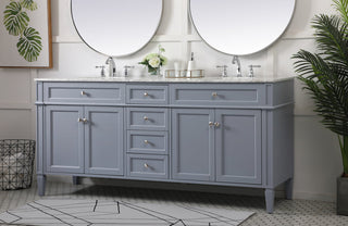 72 inch double bathroom vanity in grey