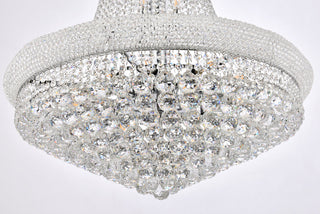 Primo 32 light Chrome Chandelier Clear Royal Cut Crystal