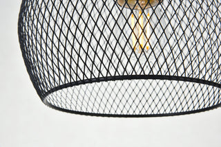 Keller 1 Light Black Pendant