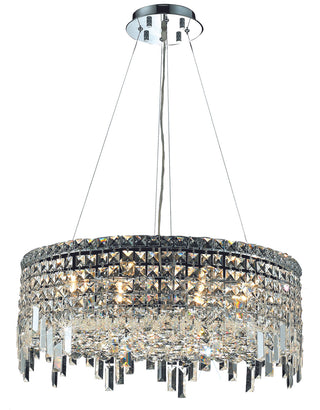 Maxime 12 light Chrome Chandelier Clear Royal Cut Crystal