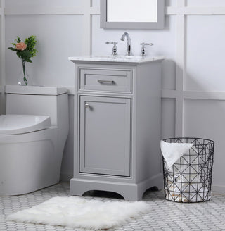 19 in. Single Bathroom Vanity set in light grey