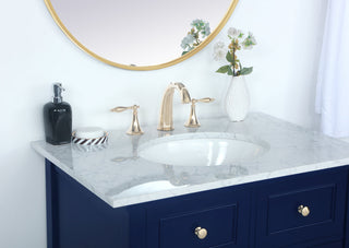 30 inch Single bathroom vanity in Blue