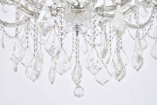 Maria Theresa 36 light Chrome Chandelier Clear Royal Cut Crystal