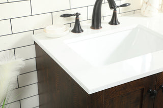 32 inch Single bathroom vanity in expresso