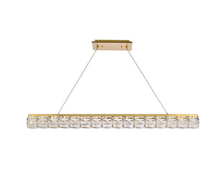 Valetta 48 inch LED linear pendant in gold