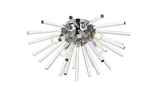 Sienna 18 inch crystal rod wall sconce in chrome