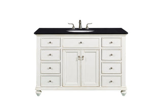 48 In. Single Bathroom Vanity Set In Antique White