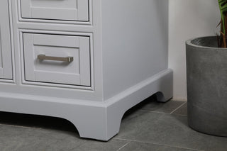 32 inch Single bathroom vanity in grey