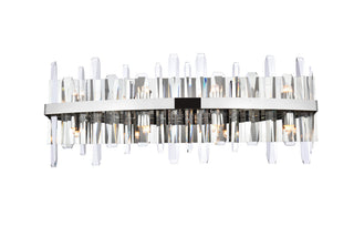 Serena 30 inch crystal bath sconce in chrome