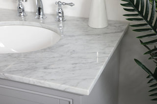 32 inch Single bathroom vanity in grey