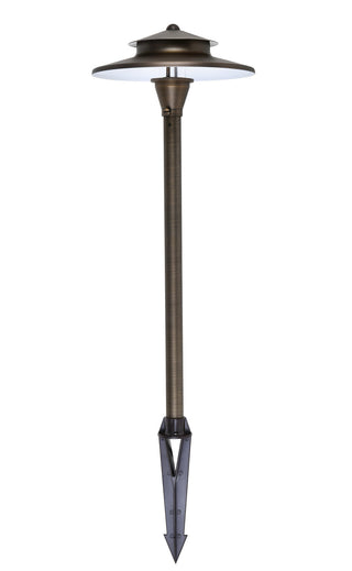 Outdoor Cast Brass Path light D:9" H:24"