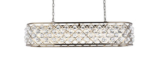 Madison 7 light polished Nickel Chandelier Clear Royal Cut Crystal