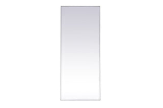 Metal frame rectangle mirror 30x 72 inch in White