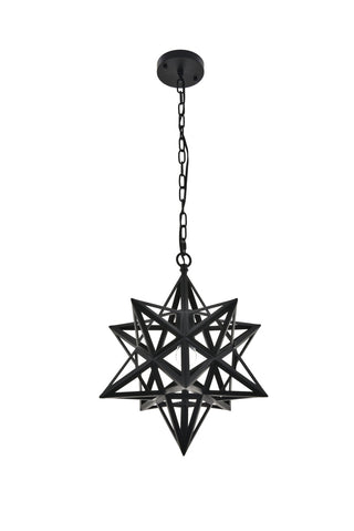 Nocturne 1 light black Pendant