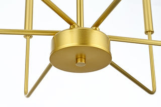 Willa 26 inch Pendant Light in Brass