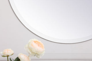 Gracin Round Mirror 24 inch in Clear