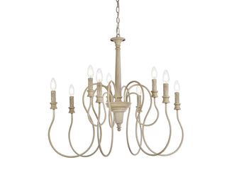 Flynx 9 lights pendant in weathered dove