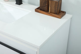 40 inch Single bathroom vanity in white