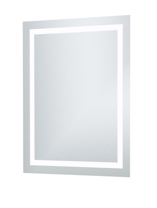 4 Sides LED Hardwired Mirror Rectangle W32H40 Dimmable 5000K