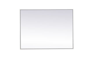 Metal frame rectangle mirror 27 inch x 36 inch in White