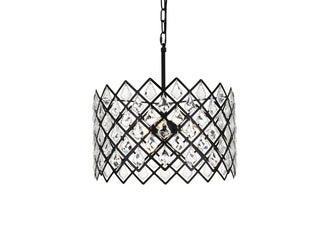 Lyla 16 inch pendant in black