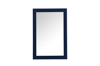 Aqua vanity mirror 24x36 inch in blue