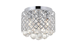 Tully 3 light Chrome Flush Mount