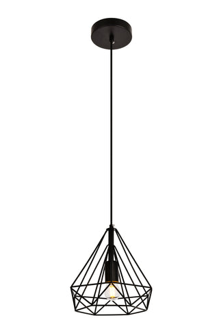 Jago Collection Pendant D9.8 H9.8 Lt:1 Black Finish