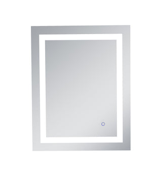 Helios 24in x 30in Hardwired LED mirror with touch sensor and color changing temperature 3000K/4200K/6400K