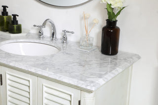 48 inch Single Bathroom Vanity in Antique White